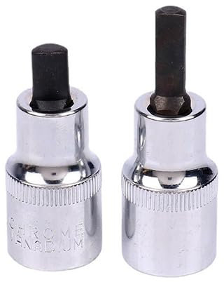 TDGBIH 2 PCS Spreader Sockets for Spring Strut Clamps Durable Car Drive Strut Leg Pry Socket Set,1/2 Square Drive Spreader Remover Tool for Car Repair Tool