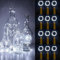Vicloon 12 Stück Weihnachtsbeleuchtung, 2M 20 LEDs Glas Korken Licht Lichterkette, Flaschenlichterkette Korken mit 12 Ersatzbatterien, für Garten, Hochzeit, LED Weihnachten Deko (Kaltesweiß)