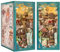 CUTEBEE DIY Book Nook Kit de Maison de Poupées Miniatures avec Meubles et Lumière LED,Puzzle 3D en Bois,Serre-Livres d'art,Kits de modèles pour Adultes à Construire(Su Dongpo's Life)