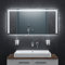 BR Bringer LED Badspiegel - 120x60 cm - Badezimmerspiegel mit Beleuchtung und Anti-Beschlag Funktion - Dimmbar, Energiesparend, 3 Lichtfarben, Touch-Schalter und Speicherfunktion (Modell: BRS105)