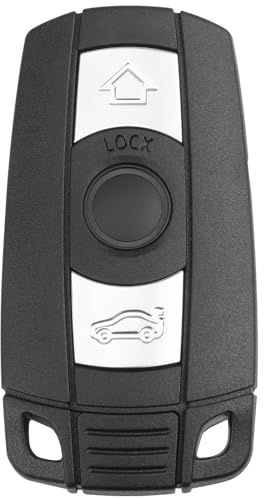 OGATOO Smart Key Fob Keyless Entry Remote Control Compatible with 2006-2011 BMW 325i 328i 330i 335i 525i 528i 530i 535i 550i (Black, Plastic, 3 Button, Sedan, Coupe, SUV)