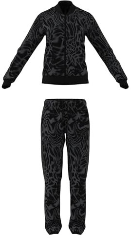 adidas Damen ESSENTIALS 3-STRIPES TRACKSUIT MULTICOLOR/black, M