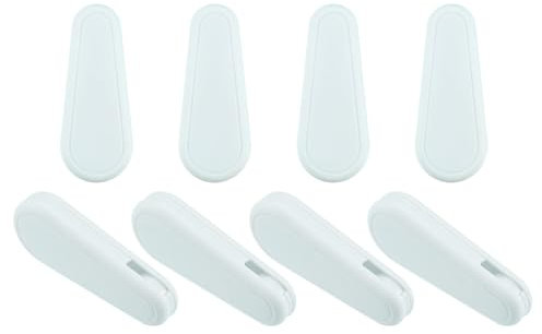 Uxcell 8Pcs Blinds Cord Weight, POM 83mm/3.27 Rounded Roller Blinds Handle Tensioner Weight for Vertical Blind Roman Blinds Chains Ball Beaded Chain Window Accessories, Grey