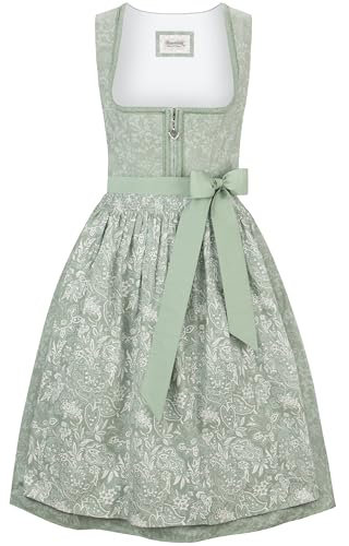 Heimatgwand Damen Karoline Dirndl, Salbei, 38 EU