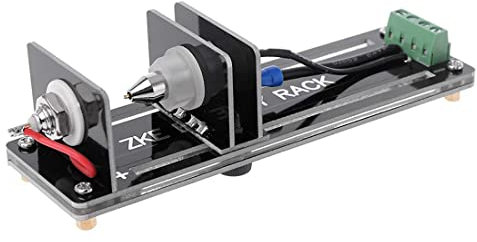 Qoekacy 4 Wire Battery Resistance Capacity Test Testing Stand Cell Holder for 18650 26650 21700 AAA