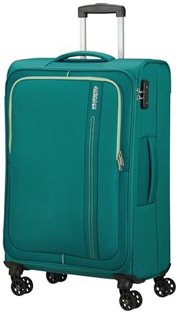 American Tourister Sea Seeker - Spinner M, Koffer, 68 cm, 61 L, Grün (Bayou Green)