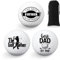 Threan 3er Pack Happy Birthday Golfbälle Geschenke Set lustige Golfbälle Geburtstag Golfbälle Geschenke für Golfspieler Eine Einheit in Standardgröße(Vatertag)
