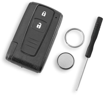 For Toyota Prius and Toyota Corolla and Toyota Verso 2 Buttons Car Key Fob Case Shell Battery CR2032