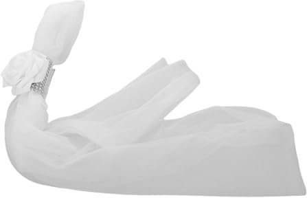 VINTORKY Stuhldekoration Für Hochzeiten Blumenschmuck Für Die Kirche Stuhlbänder Und Elegante Schleife