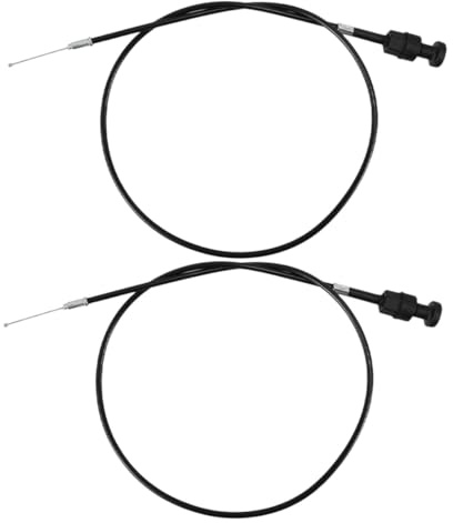 MAGICLULU 2 pièces Câble Accélérateur et Starter pour Lot de Contrôle Précis de Embrayage et Du Starter Compatible Quad et Kart à Gaz Réponse pour Tout-
