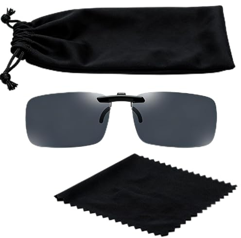 Dakuailo Clip-on Sonnenbrille, polarisiert, UV-Schutz, Grün