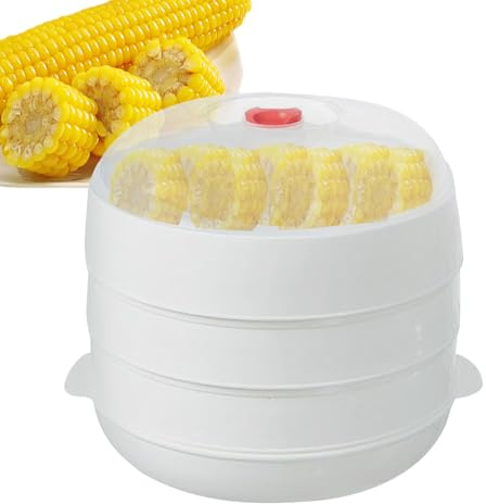 Vaporiera per forno a microonde – sfiato per il rilascio del vapore, vaporizzatore a microonde con coperchio e vassoio, cottura a vapore per verdure da cucina, pentole da cucina per riscaldare pasti
