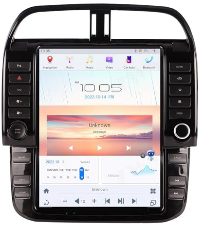Autoradio touchscreen da 12,1 per Jaguar F-PACE (2016-2019) - Lettore multimediale Android 15, Carplay wireless, navigazione GPS, ricevitore FM, Bluetooth