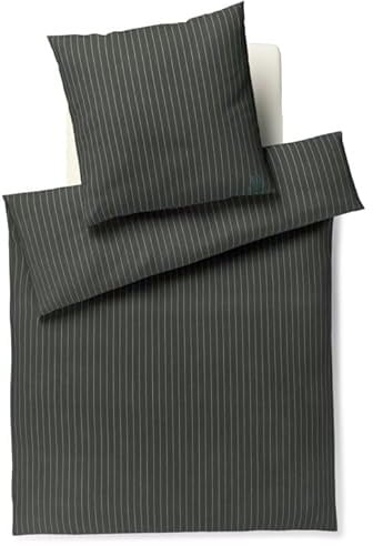 Joop! Soft-Flanell Kissenbezug einzeln Soft Stripes Farbe Green Größe 40x80