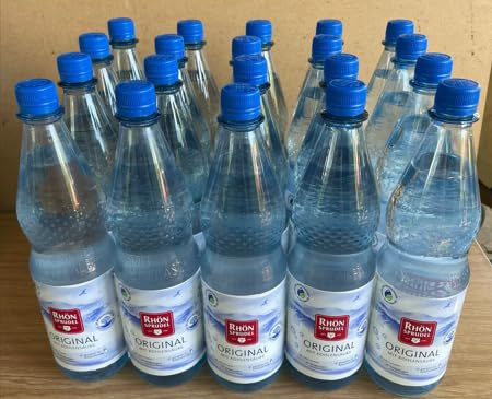 Rhönsprudel Mineralwasser Original mit Kohlensäure, 20 x 1 Liter, Mehrweg-Flaschen