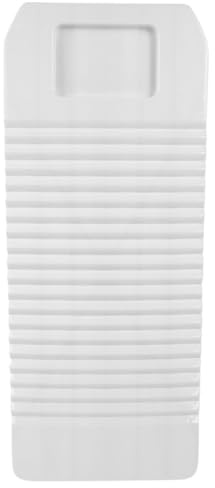 GANAZONO ASSE per Lavatoio in Plastica ABS Bianco, Piccola e Resistente | Asse da Bucato in Plastica, Tavola da Lavare Plastica, Uso Viaggio e Campeggio, Nota Lieve Differenza Colore
