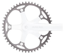 SHIMANO Dura-Ace Track Fc-7710 Kettenblatt, Silver/Black, 1/2x 3/32