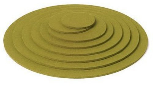 Hey Sign Untersetzer rund, ca 20 cm, Verde 25, Stärke 5 mm