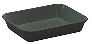 WACA 1400 Auslageschale Präsentationsschale 190 x 150 x 40 mm, Farbe:schwarz