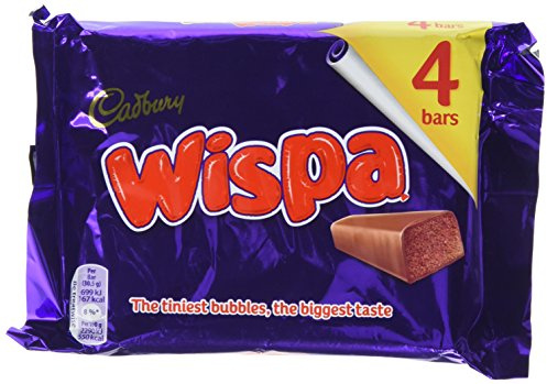 Cadbury Wispa Chocolate Bar 120 g (Pack of 4)