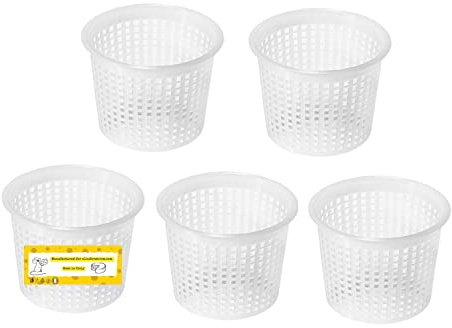 AlcoFermBrew 5 x Käseform 7.2x5.4cm - 150g – Käseformen | Korb | Käseherstellung | Lab