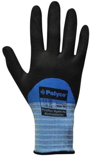 Polyco Gloves Smart Tip Touchscreen Nitrile Foam Coated Size 9 Pair PHYKC/09