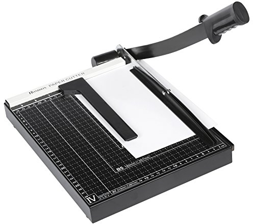 A4 Papierschneider Profi Fotoschneider Hebelschneider Papierschneidemaschine Schneidegerät Bindegerät Schrottmaschineider aus Rostfreiem Stahl für Schule und Büro