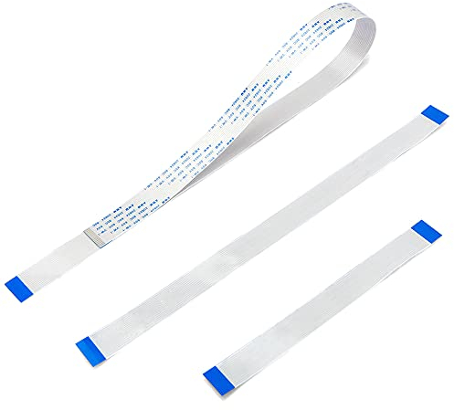 OSOYOO Flexible Flat Ribbon Cable 15Pin 1mm Pitch FFC FPC 6 inch 12inches 19.6 inch in Length for OSOYOO raspberry pi DSI screen