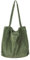 Etercycle Umhängetasche Damen Grosse Kapazität Cord Schultertasche Retro Handtasche für Alltag, Büro, Schulausflug und Einkauf - Armeegrün