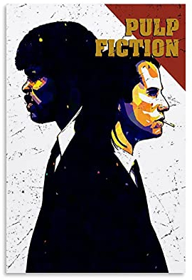 Filmposter Pulp Fiction, Sammlerstück, Wanddekoration, Werbung, Kunstdruck, 20 x 30 cm