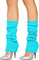 The Fancy Dress Angies Fashion Luxurious Ladies 80's Dance Plain Ribbed Leg Warmers Neon Leg warmers in Hot Pink 12 Colours (Turquoise)