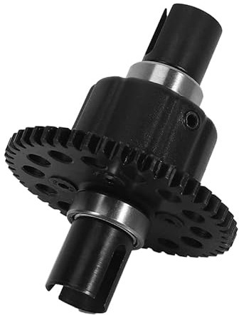 [Fernbedienung Spielzeugteile] 46T Center Differential Gear kompatibel mit DF-Models 6684 Kyosho 1/8 Car Buggy Truck Differential Gear Set - sievironmentell freundliche Materialien ( Color : Black )