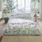 Pip Studio Bettwäsche Il Paradiso Weiß Perkal Bäume Blüten Sträucher Schmetterlinge Vögel Grün Geblümt Floral, Größe:155 cm x 220 cm