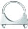 sourcing map Muffler U-Bolt Clamps for 57mm(2-1/4) Diameter Exhaust Tail Pipe, 1pcs Exhaust U Clamp Saddle Type U-Bolt Clamps