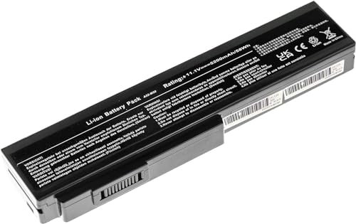 FESTAS 11.1V 5200mAh A32-N61 A32-M50 Batterie Compatible avec ASUS M50 N61 N61V N61J N53 N53J N53Jf N53SN N61JV N61JQ N61JA N61VJ N61VG N61VN N61DA N53JN N53JV N53N Series Ordinateur pc Portable