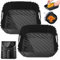 Hivio Silicone Air Fryer Liner, 9 Inch Large Air Fryer Liners Square for Cosori 5.5L/6L/6.4L/Ninja Air Fryer Max Pro 6.2L, Air Fryer Accessories for/Ninja Speedi 5.5L/ Instant 5.7L & 10L-12L Air Fryer