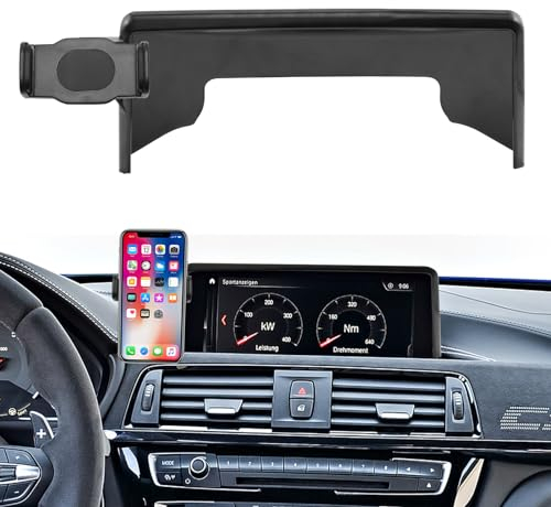 TTCR-II Kompatibel mit BMW X1 Handyhalterung, Brauch Passt Basis für BMW X1 F48 2016-2019/X2 F39 2017-2019 Smartphone Halter 8.8in 22.35CM Armaturenbrett 360°Drehbar Verstellbare F48 Handyhalter
