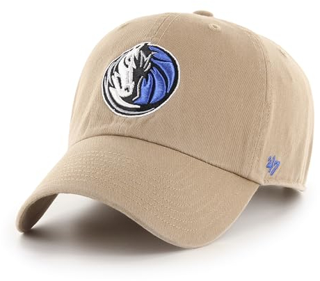 47 NBA Dallas Mavericks Alternate Clean Up Hat - Khaki, Khaki, Einheitsgröße, Khaki, Einheitsgr��e
