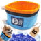 Cooling Collar for Dogs | Ice Dog Cooling Bandana | Includes 16 PCM Ice Gel Packs & Insulated Carry Bag (for Your Extra ice Packs) Perfect Dog Summer Clothes Cooling for Dogs (Small)