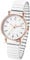 Oidea Women's Elastic Strap Watches: Large Face Arabic Numerals Analog Quartz Wrist Watches for Women Easy Reader Stretch Band Waterproof Ladies Wratch White