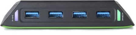 PowerA Hub USB 5 Gbps à 4 Ports pour Xbox Series X|S, USB 3.2, alimenté par CA, Base lestée, sous Licence Officielle