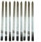 YSAMAX BBQ Kebab Skewers Stainless Steel Flat, Extra Wide Design, Long-Lasting Durability, Rust- and Corrosion-Resistant, Easy to Use, Versatile Uses, (9PCS)