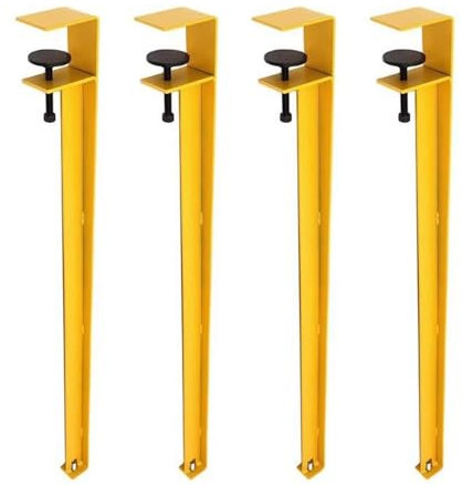 Set di gambe da tavolo con morsetto regolabile, facile da montare, per progetti senza trapano, ideale per tavolini da caffè e mobili fai da te