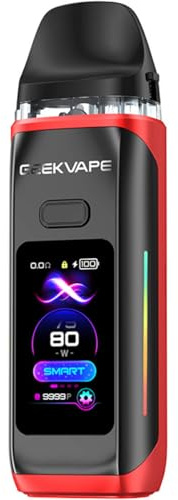 GeekVape DIGI Max 3000mAh Pod System Kit E-Zigarette Nikotinfrei Farbe Rot