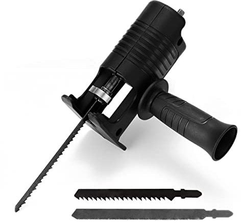 KOSINGNA Electric Modified to Electric Saws Aessory Electric Reciprocating Saws to Jig Saws Portable Woodworking Cutting Utility Tool with 3 Sawb