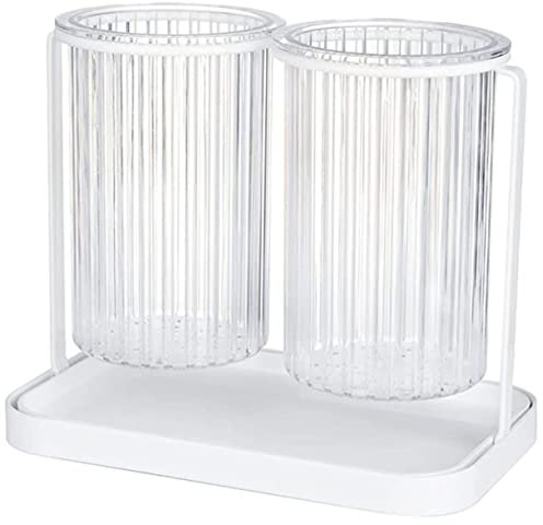 STOBAZA Multi- Doppel Chopstick Wasserdichter Küchenutensilienhalter Mit Abflusslöchern Für Gabeln Und Essstäbchen Für Arbeitsplatte Küchenschublade