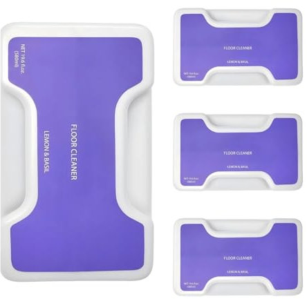 JBPSFSS Detergente for Pavimenti for Robot Aspirapolvere E Lavapavimenti, Liquido for La Pulizia dei Pavimenti 【Compatibile con Narwal Freo Z Ultra】 Soluzione Multisuperficie(4pcs)