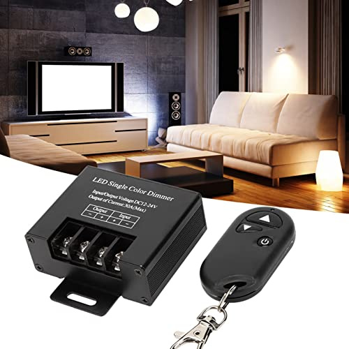 Tnfeeon 720W 3 Tasten RF Dimmer Light Controller mit 20 M Steuerbereich, Zuverlässiges und Kompaktes Design, Zum Dimm -LED -Leuchten