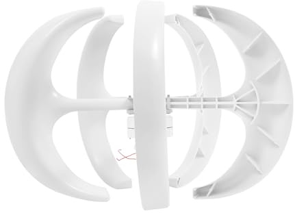 Windturbine Windgenerator,600W 12V Windgenerator mit Flanschplatte und Controller, 5 Blätter,Permanentmagnetgenerators,für Heimgebrauch,Boots-/Schiffsnutzung
