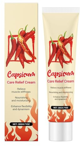Chili-Massagegel: Eine wärmende und wohltuende Chili-Massagecreme zur Linderung von Verspannungen. Ideal zur Regeneration bei Schmerzen im unteren Rücken, in Schultern, Nacken und Gelenken